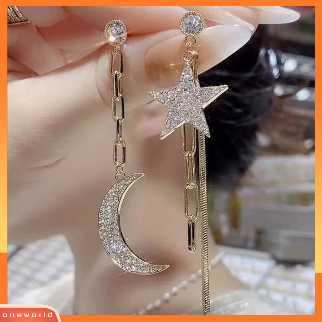 [WOD] 1pasang Anting Bersinar Semua Pertandingan Rumbai Elegan Berdandan Anting Wanita Untuk Pacaran