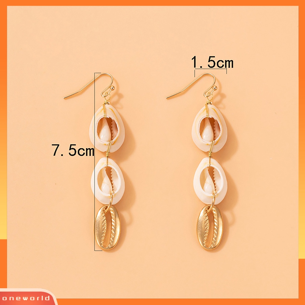 [WOD] 1pasang Anting Kait Eye-catching Charming Alloy Stylish Women Menjuntai Earrings Perhiasan Hadiah Untuk Wanita