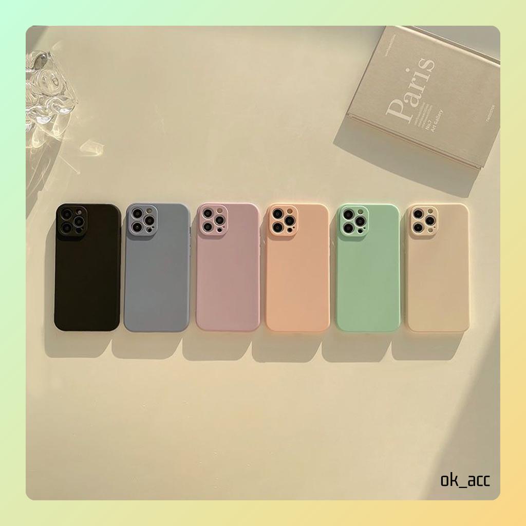 Softcase Doff Warna Macaron WM for Xiaomi Redmi Note 4 4X 5 Pro 5A Prime 7 8 9 10 10s 11 11s 12 5G