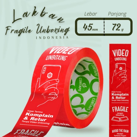 

[SC] LAKBAN FRAGILE MERAH UNBOXING BAHASA INDONESIA 45x72 CORTAPE