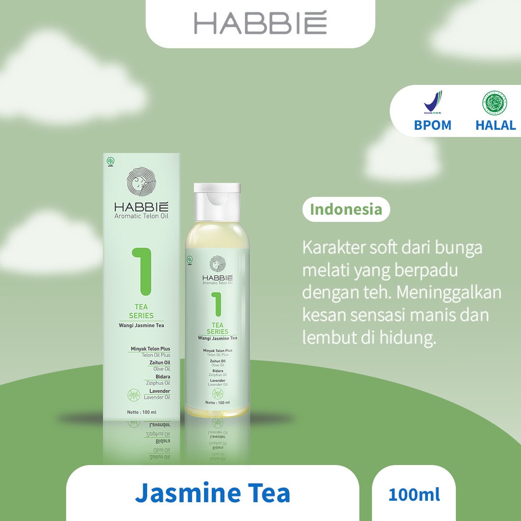 HABBIE MINYAK TELON TEA 100ML / MINYAK TELON BAYI DAN ANAK