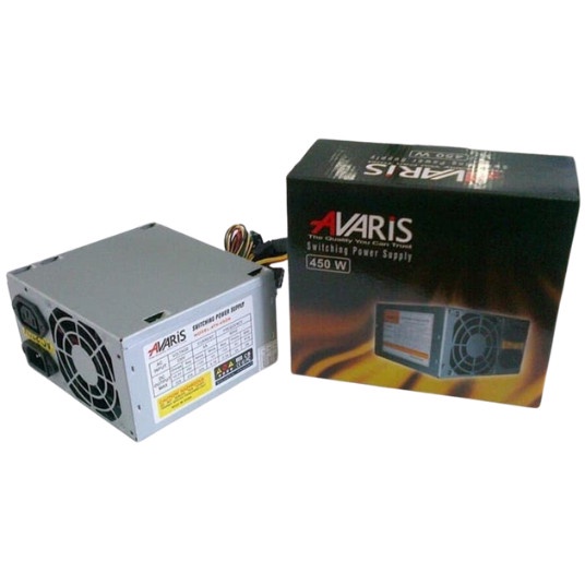 Power Supply PC PSU 450 Watt PSU 450W Avaris