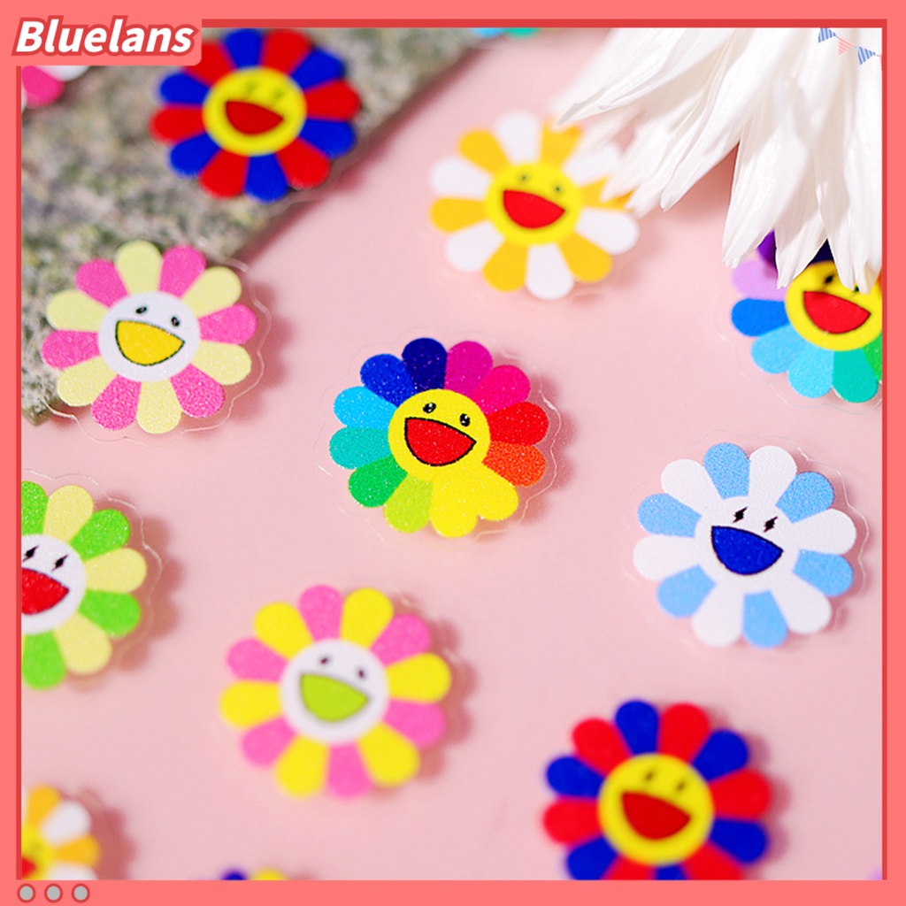 [BLM] Stiker Kuku Bentuk Bunga Matahari Gambar Hidup Daya Rekat Tinggi Sun Flower 3D Lem Belakang Nail Art Stickers Untuk Manicure