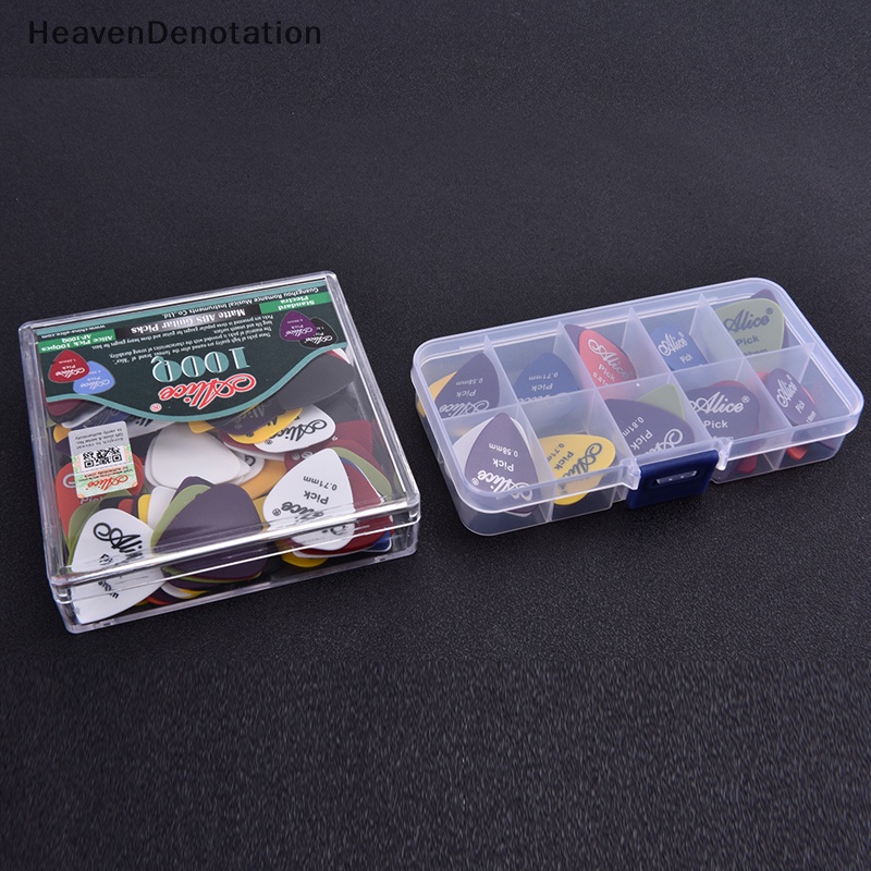 [HeavenDenotation] 20 /100PCS Guitar Pick Acoustic Bass Pic Plectrum Mediator Tebal Mix 0.58-1. Hdv