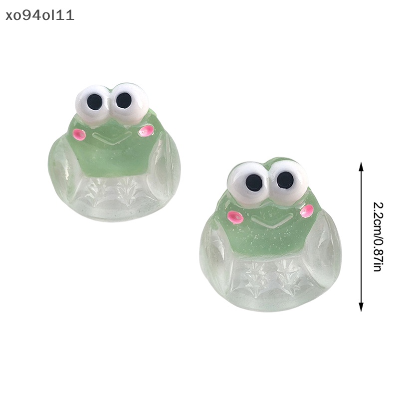 Xo 5Pcs Luminous Sanrio Ornamen Mini Kartun Melody Kayu Manis Kuromi Boneka Mikro Lanskap Dekorasi Rumah Boneka Miniatur Mainan OL