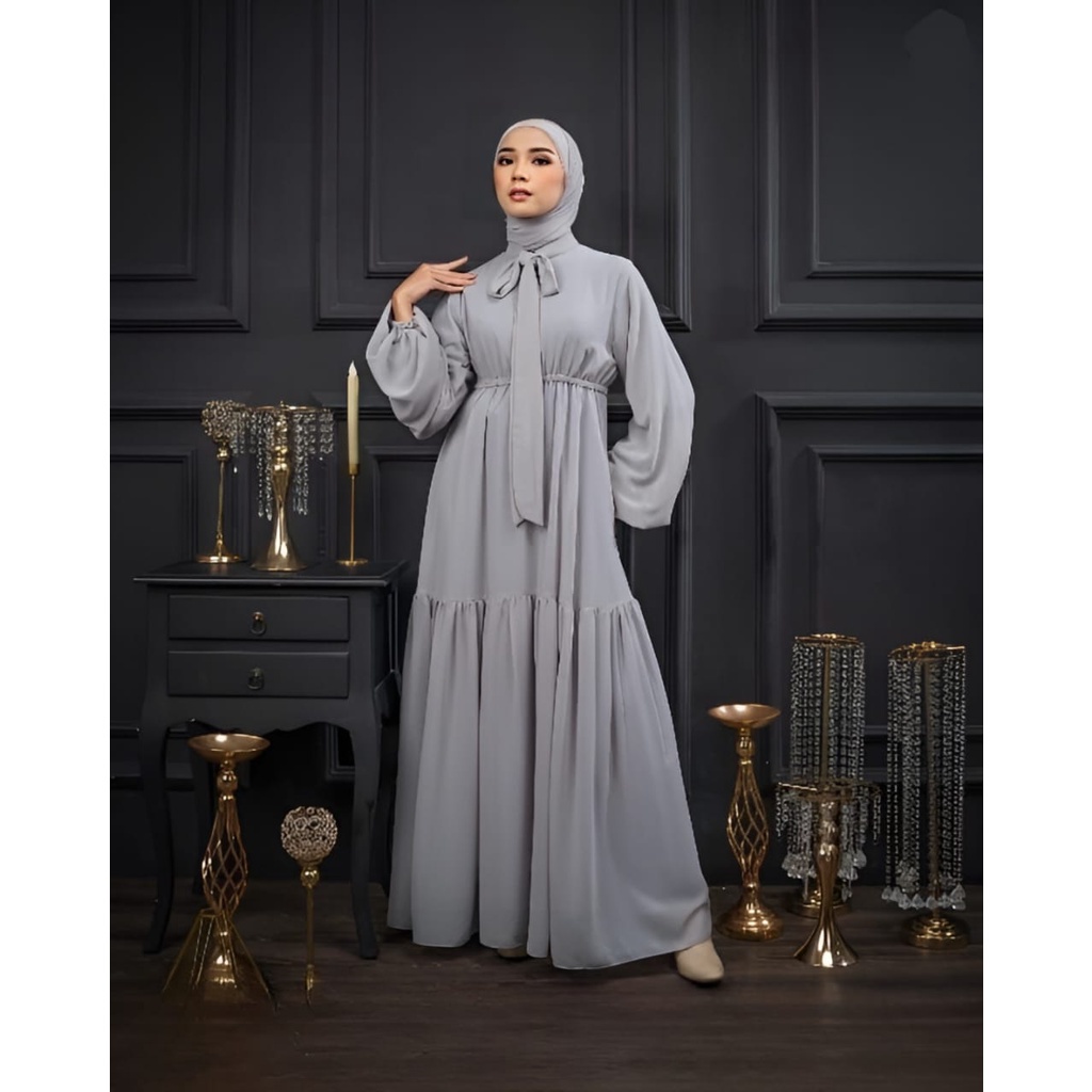 Durpadi Dress Muslim All Size Fit To XL Wudhu Friendly Gamis Muslim Premium Casual Daily Wanita Remaja