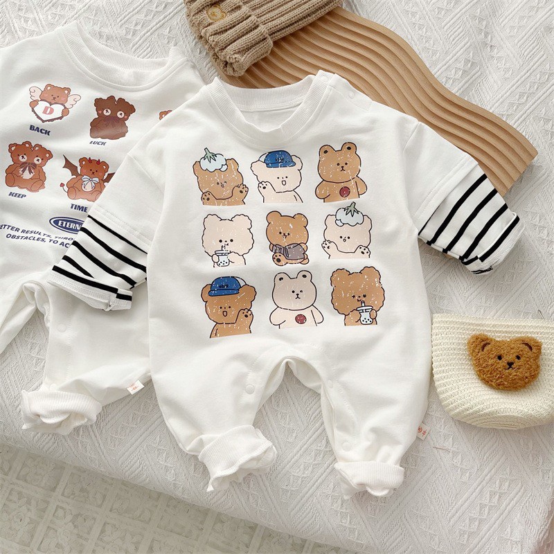 3-18 bln PAKAIAN BAYI [Premium Impor] BAJU ANAK JUMPER JUMPSUIT ROMPER UNISEX MZJP JG 2