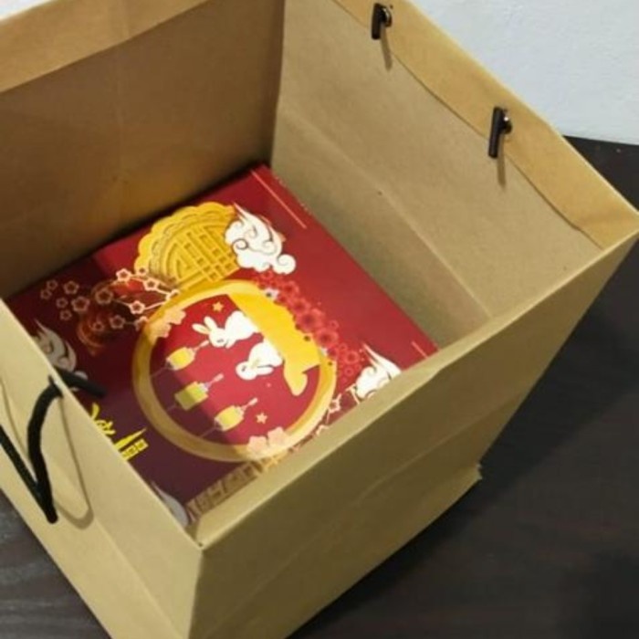 

[SC] @1pack Shopping Bag 25x25x24 Craft Polos / Paper Bag + Tali Kur