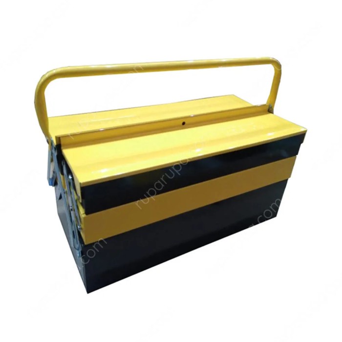 Krisbow Tool Box Kotak Alat Perkakas Toolbox Besi 3 Susun Lrtbs8