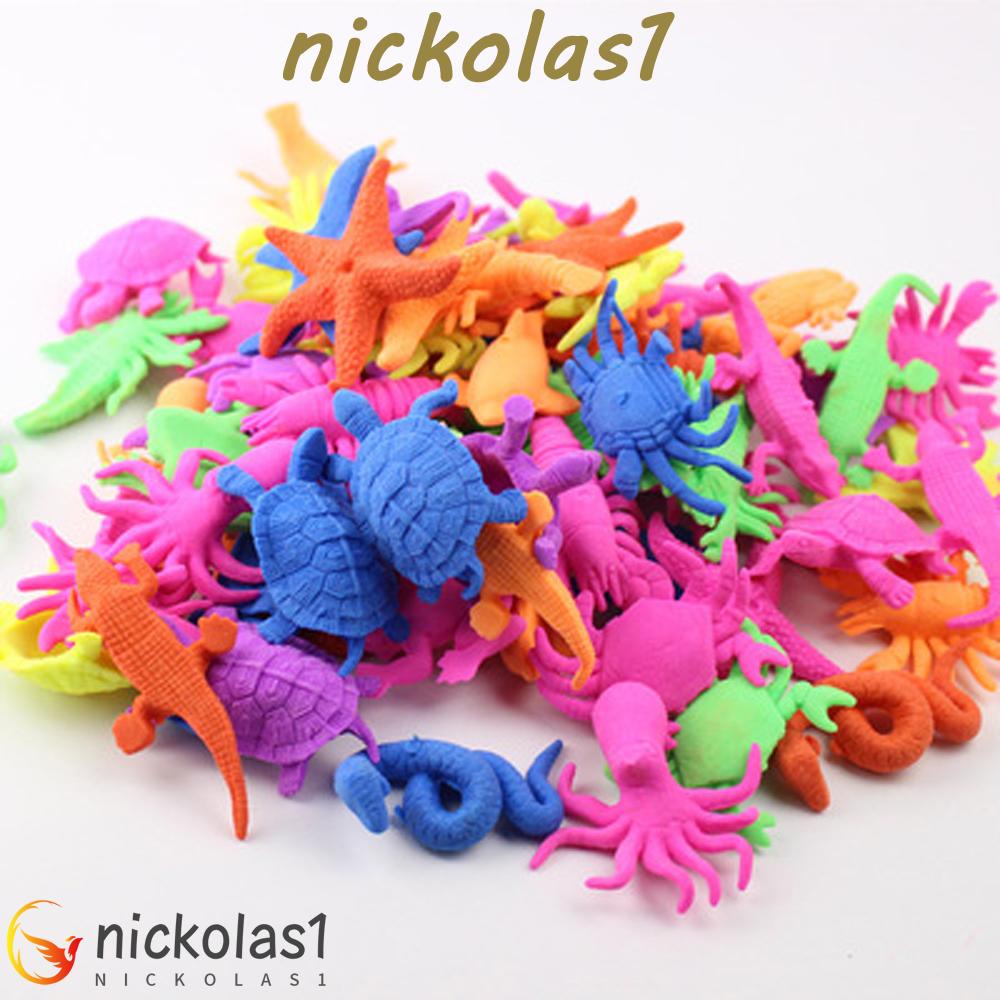 Nickolas1 Tumbuh Di Air Mainan Lucu 20 Pcs Puzzle Campur Hewan Laut Mainan Ajaib Mainan Ekspanding