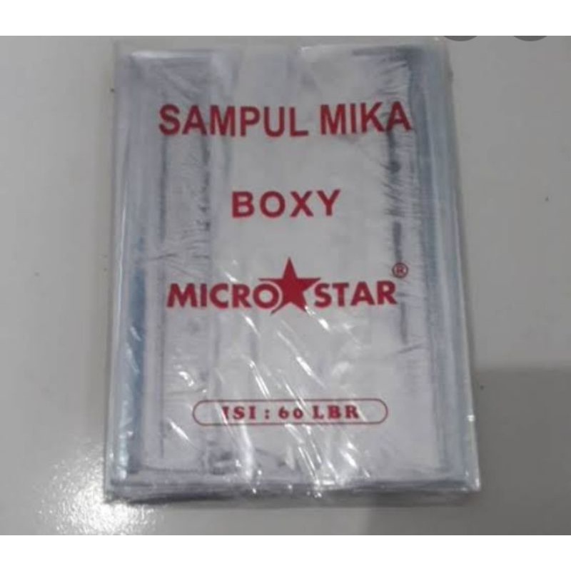 

sampul mika boxy Micro star ( harga per 10 pcs)