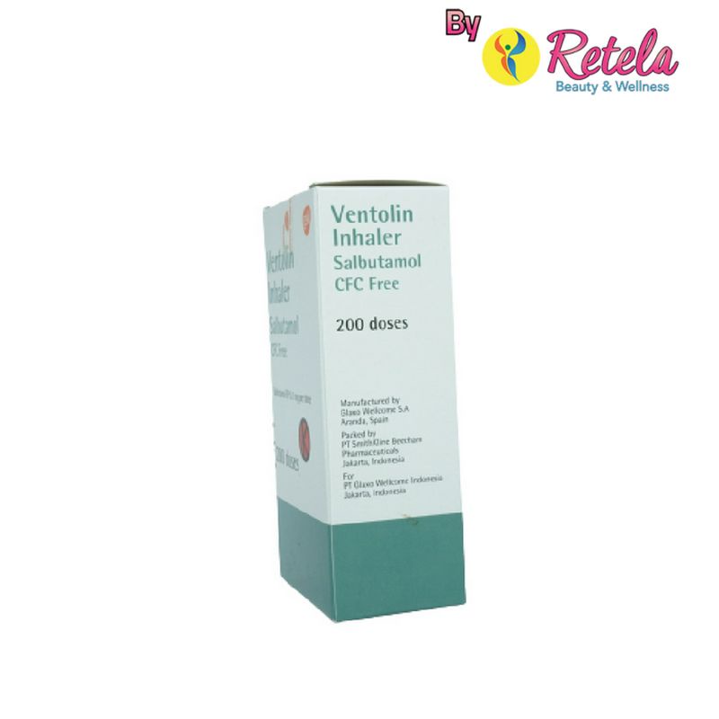 VENTOLIN INHALER 100 MCG 200 DOSIS