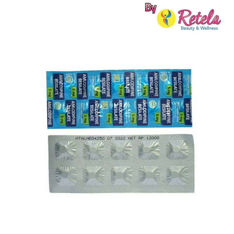 Amlodipine 5mg 1 Strip 10 TabLET