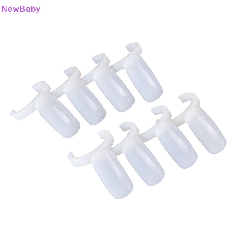 Newbaby 50pcs Polish UV Gel Color Pops Pajangan Nail Art Gaya Cincin Tips Kuku ID