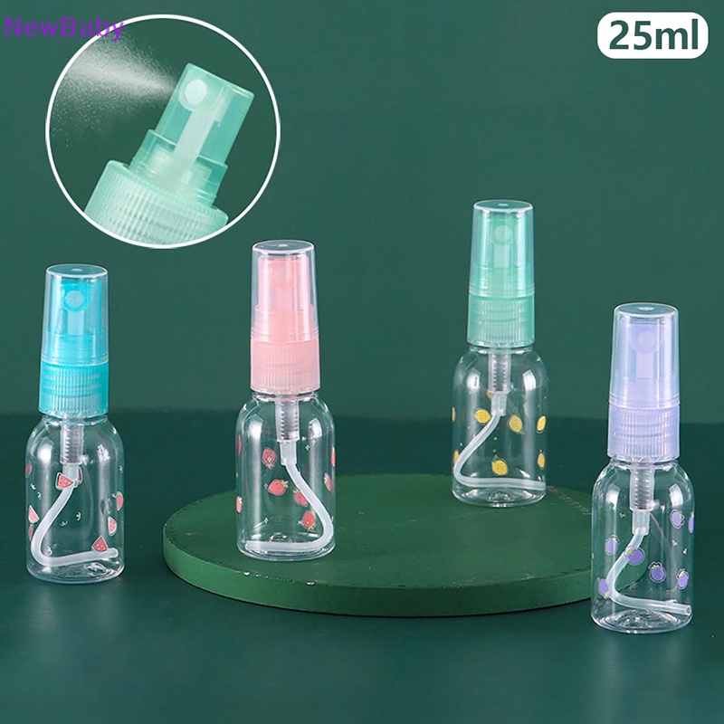 Newbaby Botol Kosong Isi Ulang Plastik Transparan Travel 25ml ID
