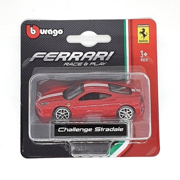 Bburago Ferrari Challenge Stradale Merah 1/64