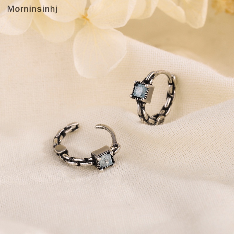 Mornin Retro Sugar Cube Earrings Anting Wanita Desain Niche Anting Stud id