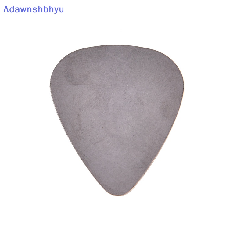 Adhyu 10pcs bass guitar picks stainless steel Akustik Gitar Listrik plectrum 0.30mm ID