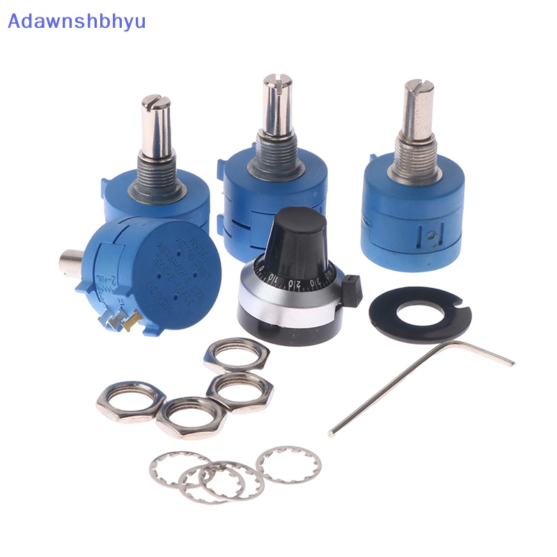 Adhyu 3590S Multiturn Potentiometer Potensio Adjustable Resistor Scale Knob ID