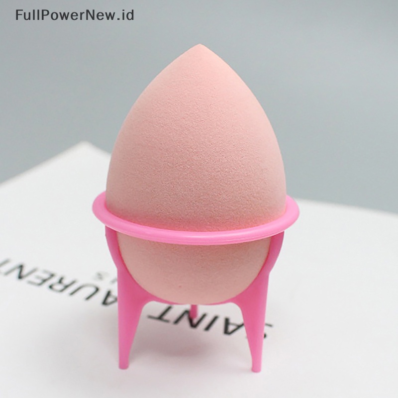 Power Beauty Blender Makeup Powder Puff Rak Penyimpanan Spons Telur Drying Stand Holder ID