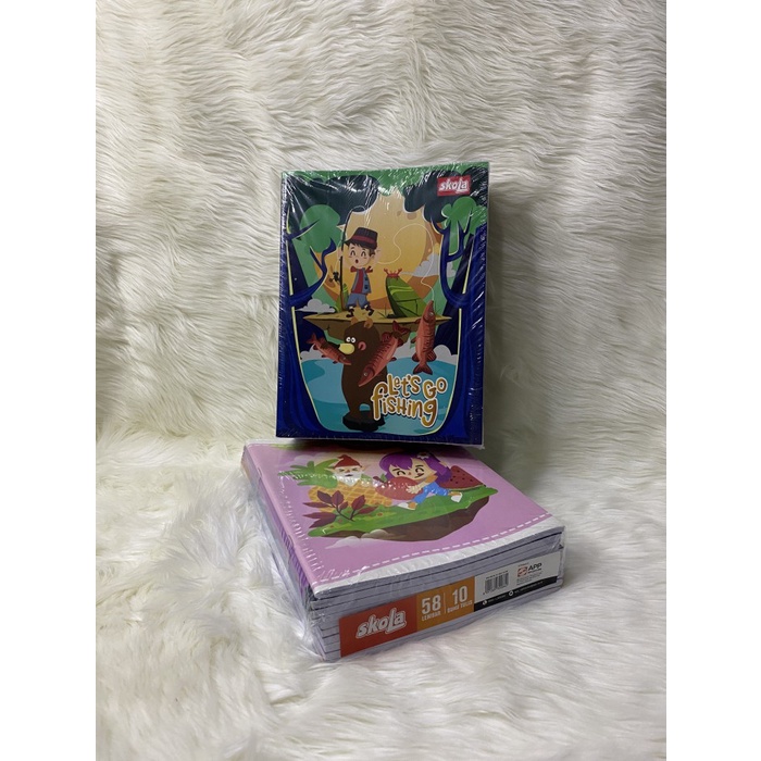 

BUKU TULIS SKOLA 58 LEMBAR 1 PACK 10 PCS / BUKU TULIS BY SINAR DUNIA