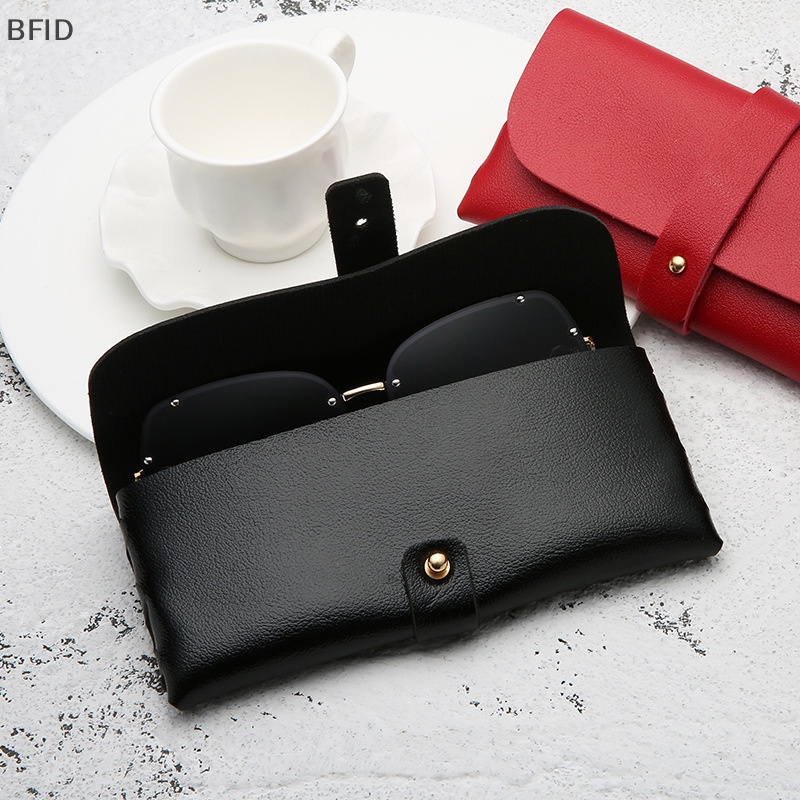 [BFID] Kotak Kacamata Wanita Kulit Lembut Tas Kacamata Fashion Portable Kotak Penyimpanan Kacamata Aksesoris Eyeglasses Case Sunglasses Bag [ID]