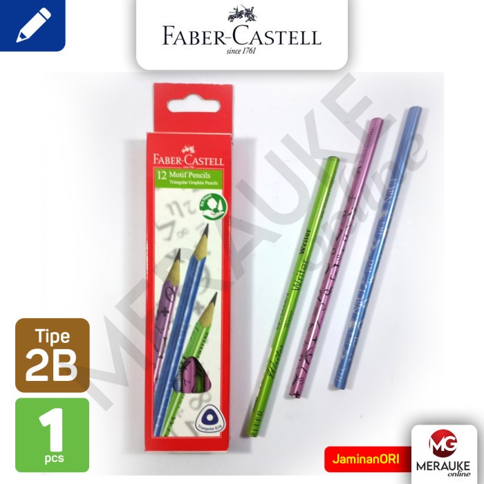 

Pensil Faber Castell 2B Motif Fun School (Satuan)