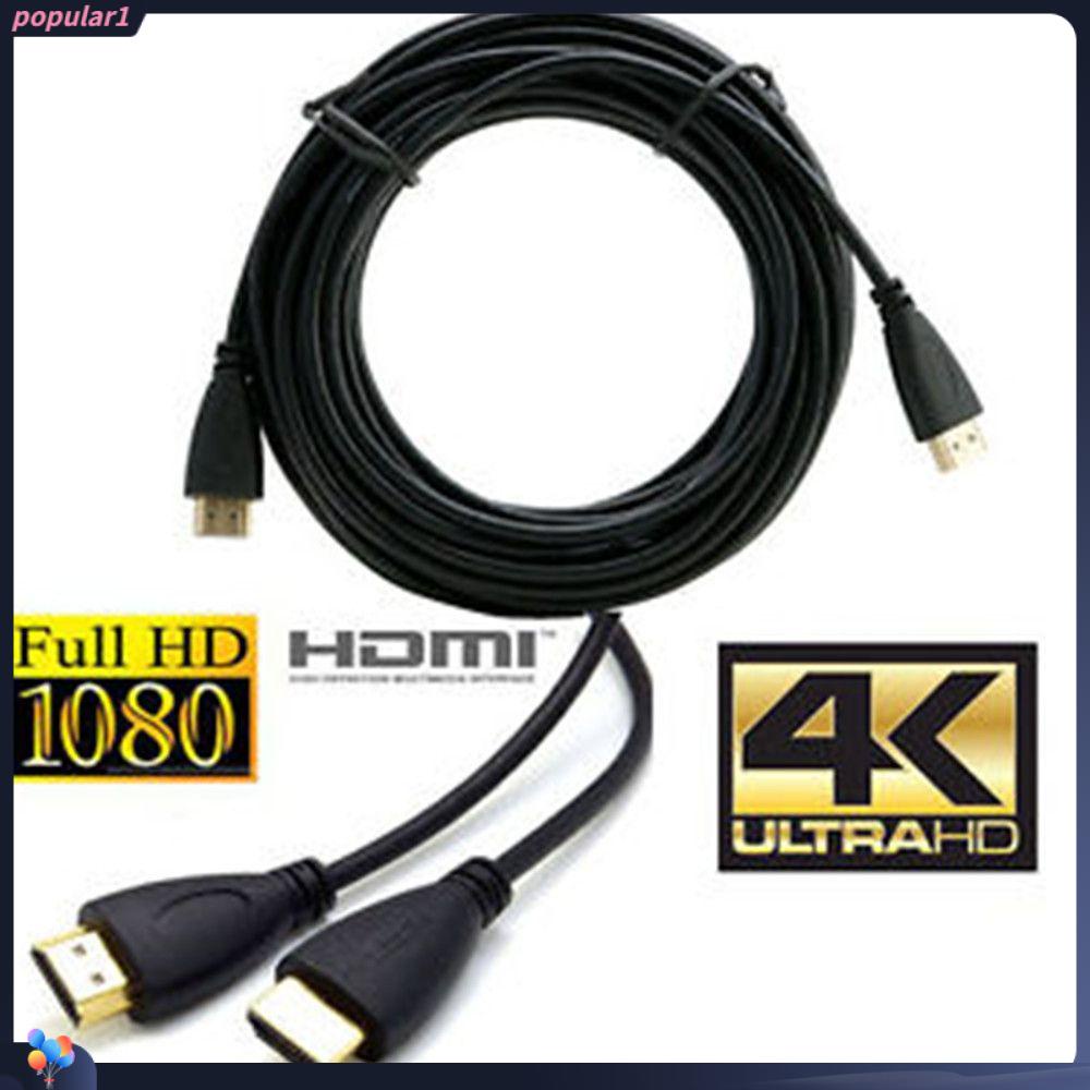 POPULAR Populer Kabel HDMI Elektronik Konsumen 3D 4K Transmisi HDTV Interconnects