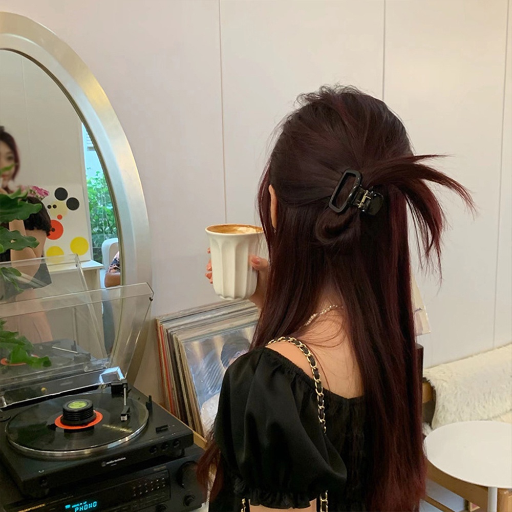 Aksesori Rambut Trendi Jepit Rambut Asam Asetat Gaya Korea Dengan Banyak Pilihan Warna