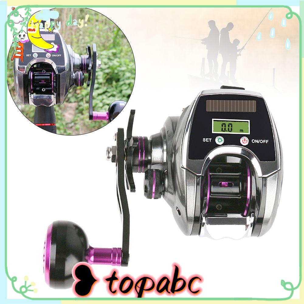 TOP Digital Display Fishing Reel New 18 +1BB 8.0:1 Rasio Kecepatan Metal Fishdrops