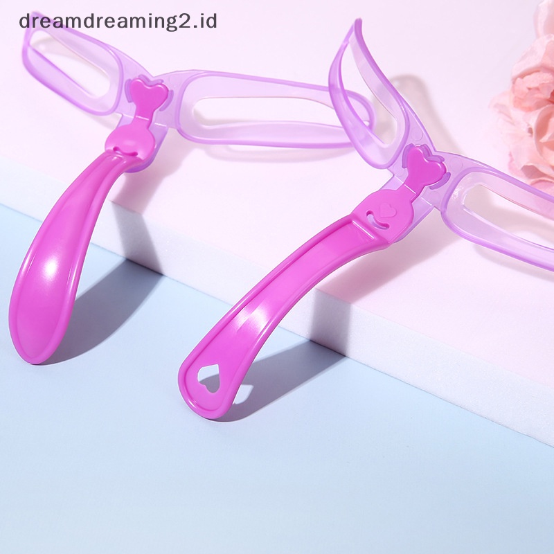 (drea) 8gaya Stensil Pembentuk Alis Grooming Shaper Reusable Template Alat Makeup //