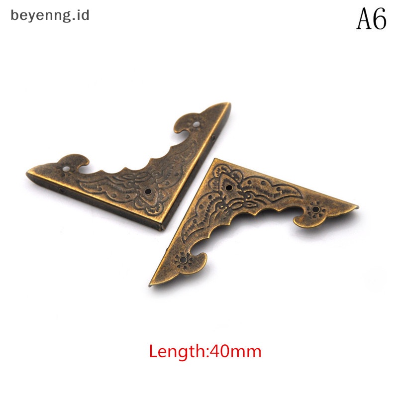 Beyen 12PCS Metal Book Corner Scrapbooking Pelindung Albums Folder File ID