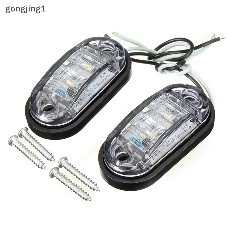 Ggg Warning Light LED Diode Light Oval Lampu LED Penanda Samping 12V 24V Truck Accessorie ID