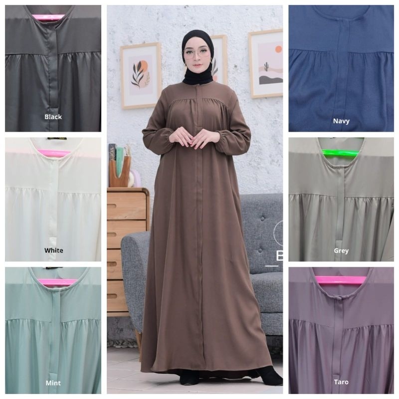 Gamis shakila klep / Gamis Syar'i / Bahan shakila premium / Gamis polos / Gamis model terbaru