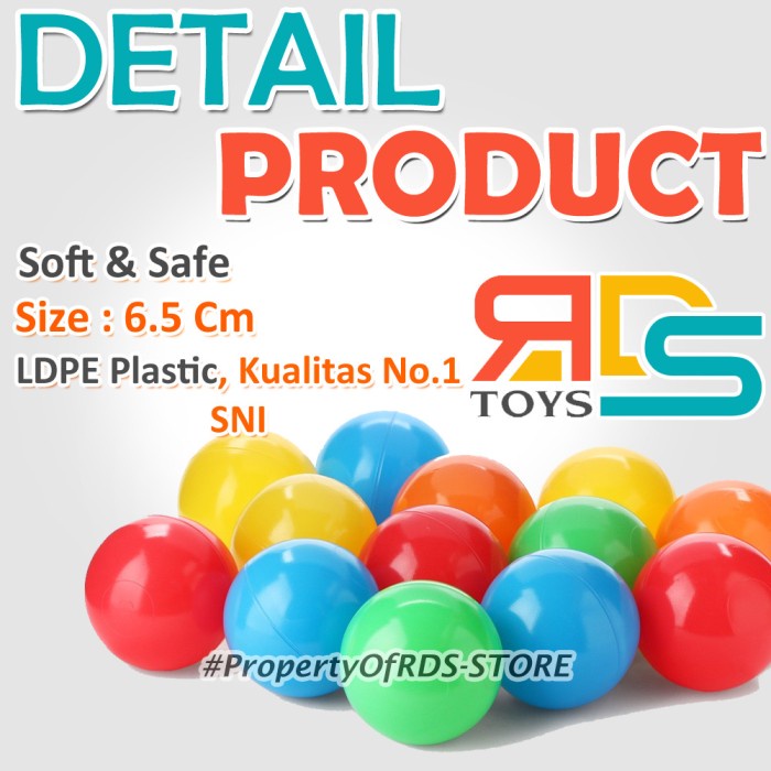 Mandi Bola Anak Anak Isi 200 Pcs SNI