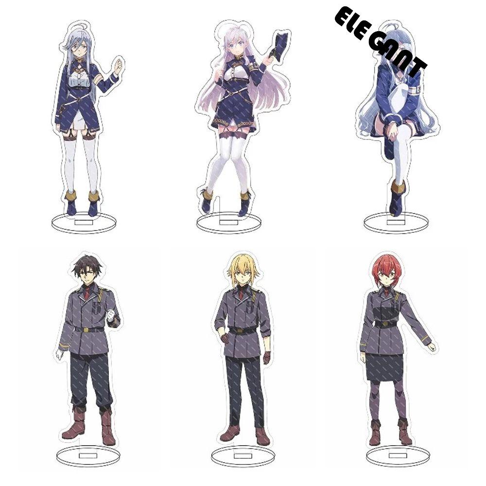 【 ELEGANT 】 Figure Anime Model Berdiri Mainan Hadiah Anak Desk Decor Model Figure Transparan Karakter Manga Plat Akrilik