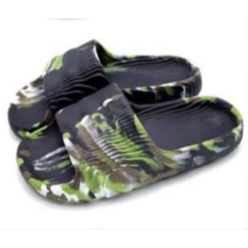 SANDAL SELOP VANCHNee Loreng Adilette Murble mitif Pria terbaru sandal slide