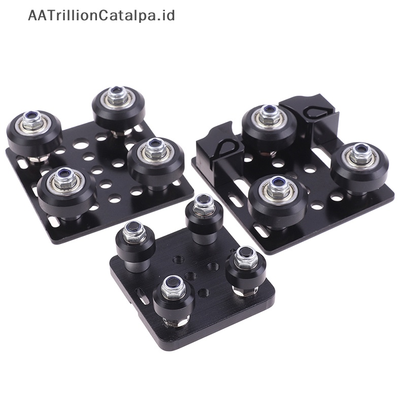 Pulley set plat kampasrillion plikatalpa 3baling alfinrinter dessy gantry untuk pulley 2020 /2040 kampas-slot wheels kampas