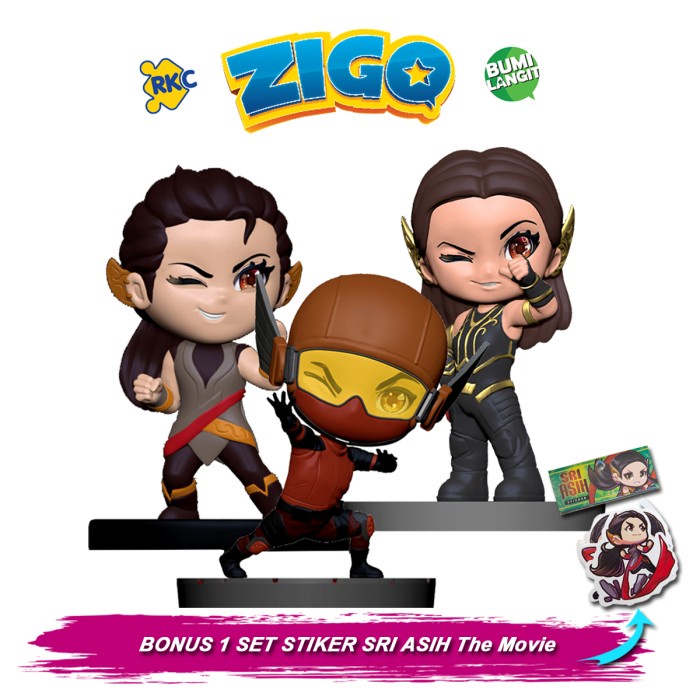 ZIGO Figure Gundala dan Sri Asih