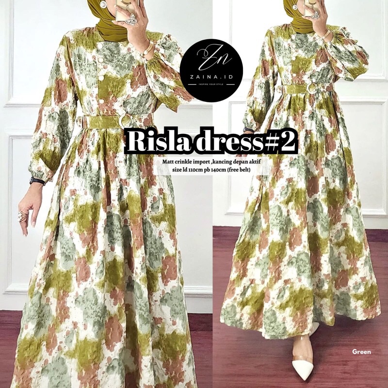 RISLA DRESS / RISLA DRESS #2 ORI ZAINA.ID