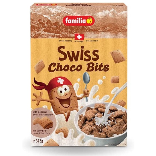 

Familia Swiss Choco Bits Cereal 375gr - Sereal Sarapan