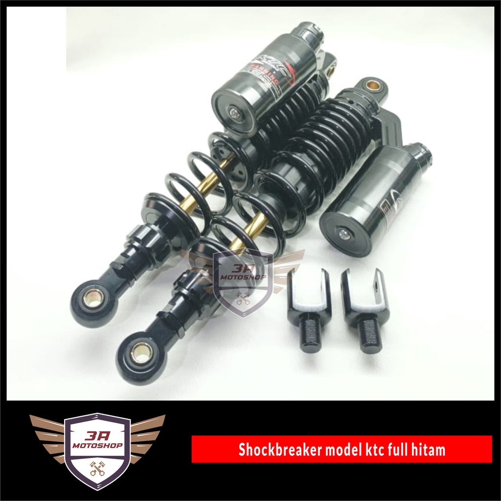 Shockbreaker Belakang Bebek Matic 280 320 340 Model KTC Full Hitam