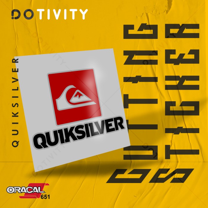 

Cutting Sticker QUIKSILVER V15 2 Colors