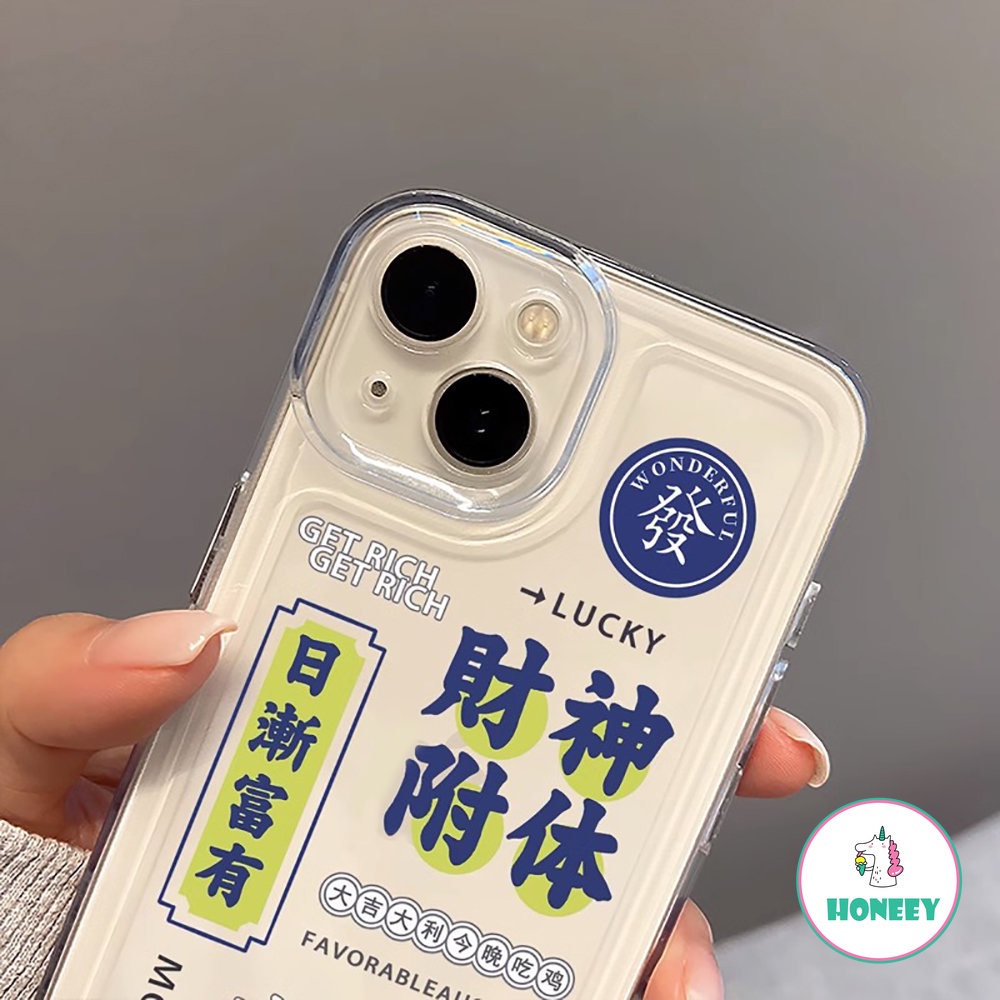 Casing Ponsel Karakter Cina Transparan Bening Untuk Iphone 14 Pro Max13 11 12 Cover Untuk Iphone Xr Xs X7 8 Plus Tutup Belakang