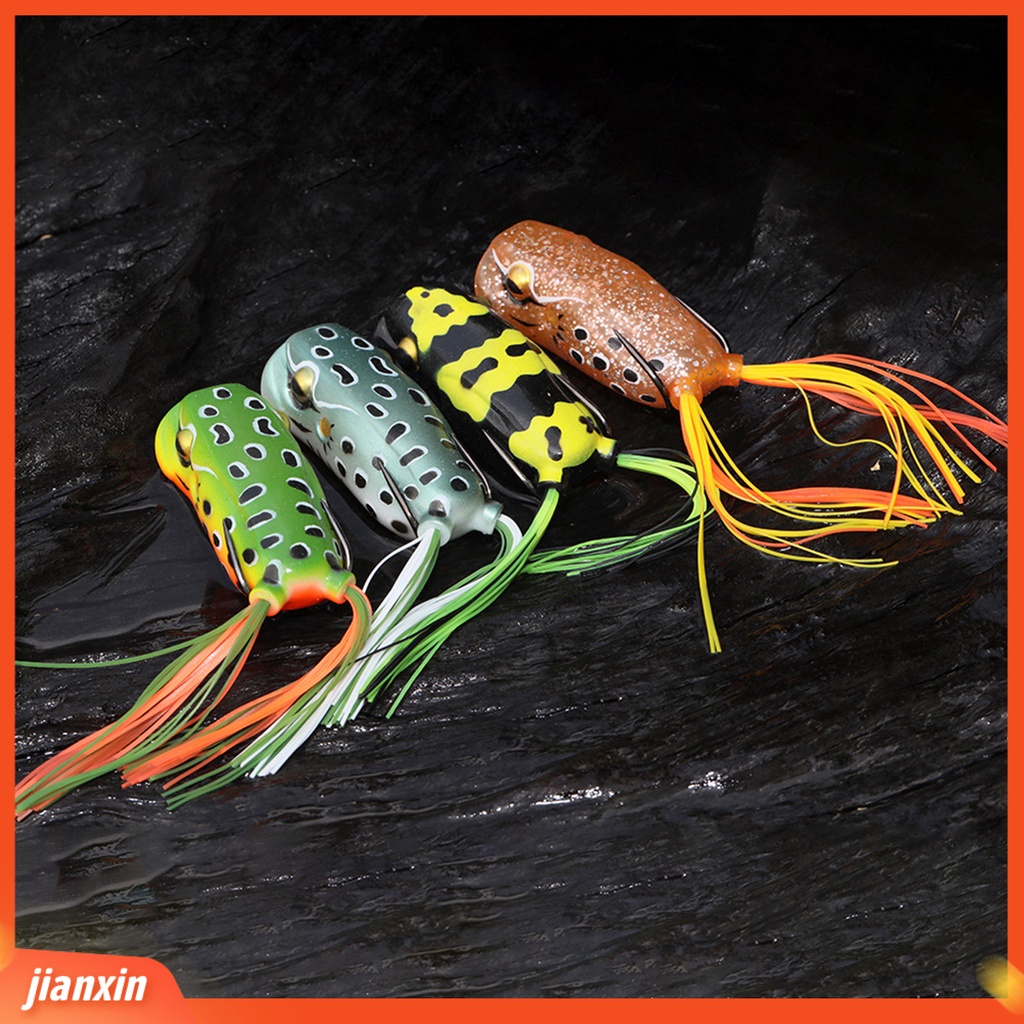 (In Stock) 60mm /16g Umpan Pancing Penampilan Realistis Kait Tajam Mulut Besar Snakehead Frog Wobbler Topwater Umpan Buatan Peralatan Memancing