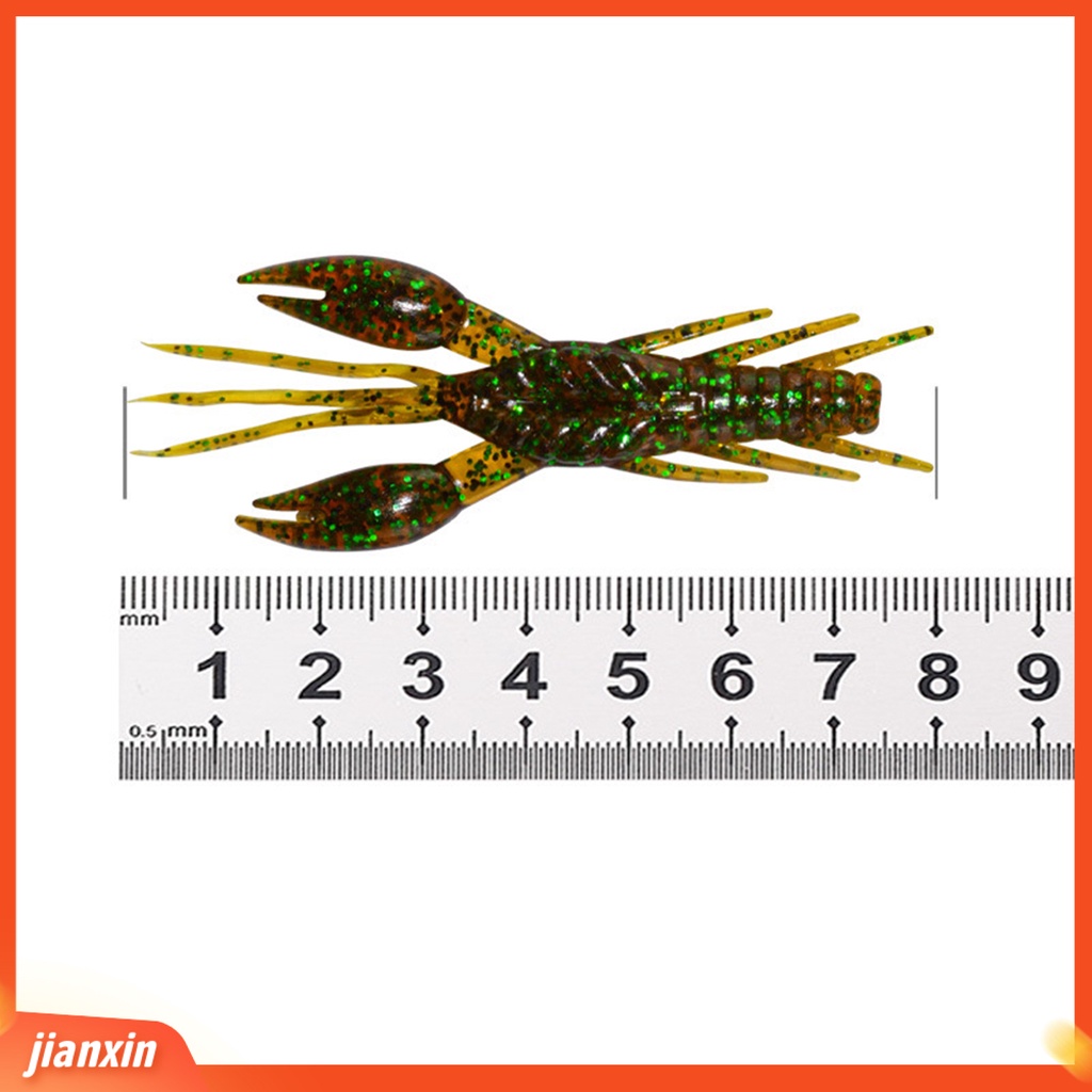 (In Stock) 4pcs /Set 8cm /5.5g Umpan Udang Buatan Bentuk Hidup Tahan Air Terlihat Pengerjaan Halus Memancing Portabel Seperti Udang Asli Umpan Pancing Fishing Tackle