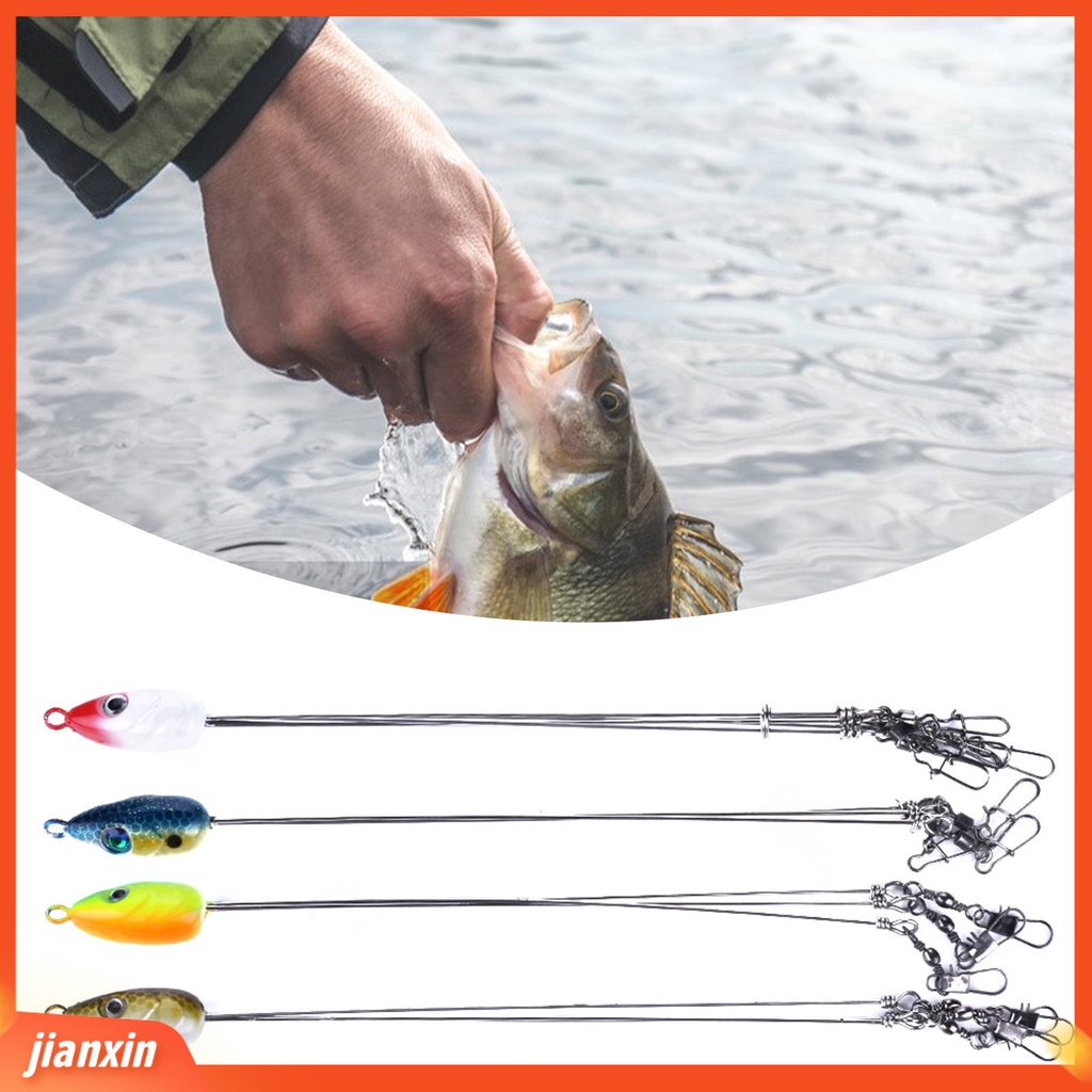 (In Stock) 18cm /9g Umpan Pancing Logam Hidup Ketangguhan Yang Baik 5lengan Umpan Dengan Memutar Perlengkapan Memancing