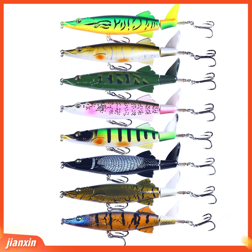 (In Stock) 13cm /16g Umpan Pancing Plastik Umpan Buaya Buatan Dengan Kait Treble Tajam Untuk Memancing