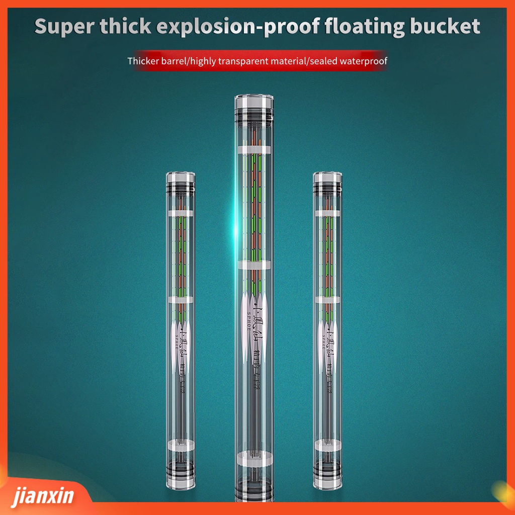 (In Stock) Fish Bobber Anti Bocor Kapasitas Tinggi Memanjang Muat Waggler Memancing Pelampung Peralatan Memancing