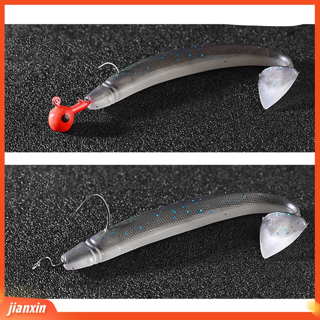 (In Stock) 13cm /9g Soft Lure Payet Desain Simulasi Tinggi T-tail Menggoda Angling Umpan Jalan Cacing Lembut Buatan Umpan Memancing Luar Ruangan